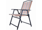 Installation facile adaptée aux besoins du client de chaise pliante de Textilene de patio de couleur et dévoilé