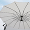 Nervure accrochante extérieure protégeant du vent de 3M Aluminum Pole Steel de parapluie
